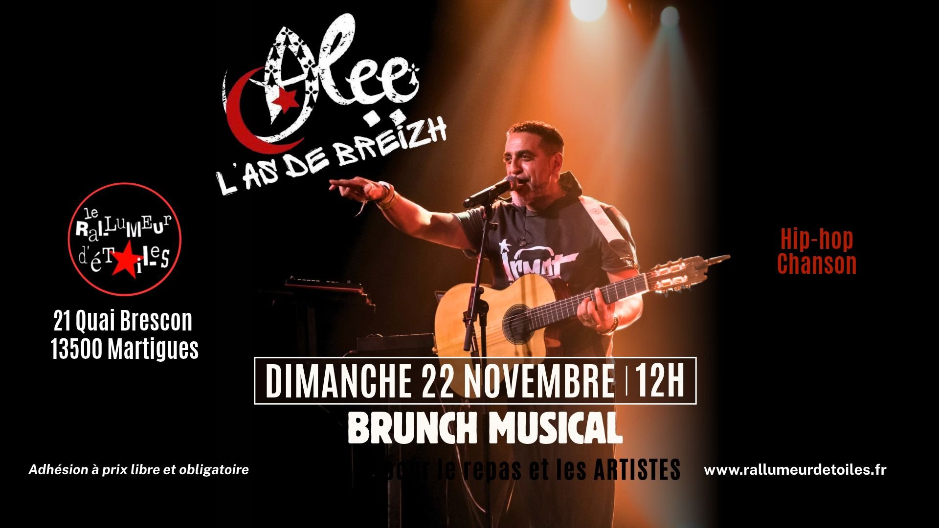 Brunch musical - Concert ALEE (chanson française/ hip-hop)