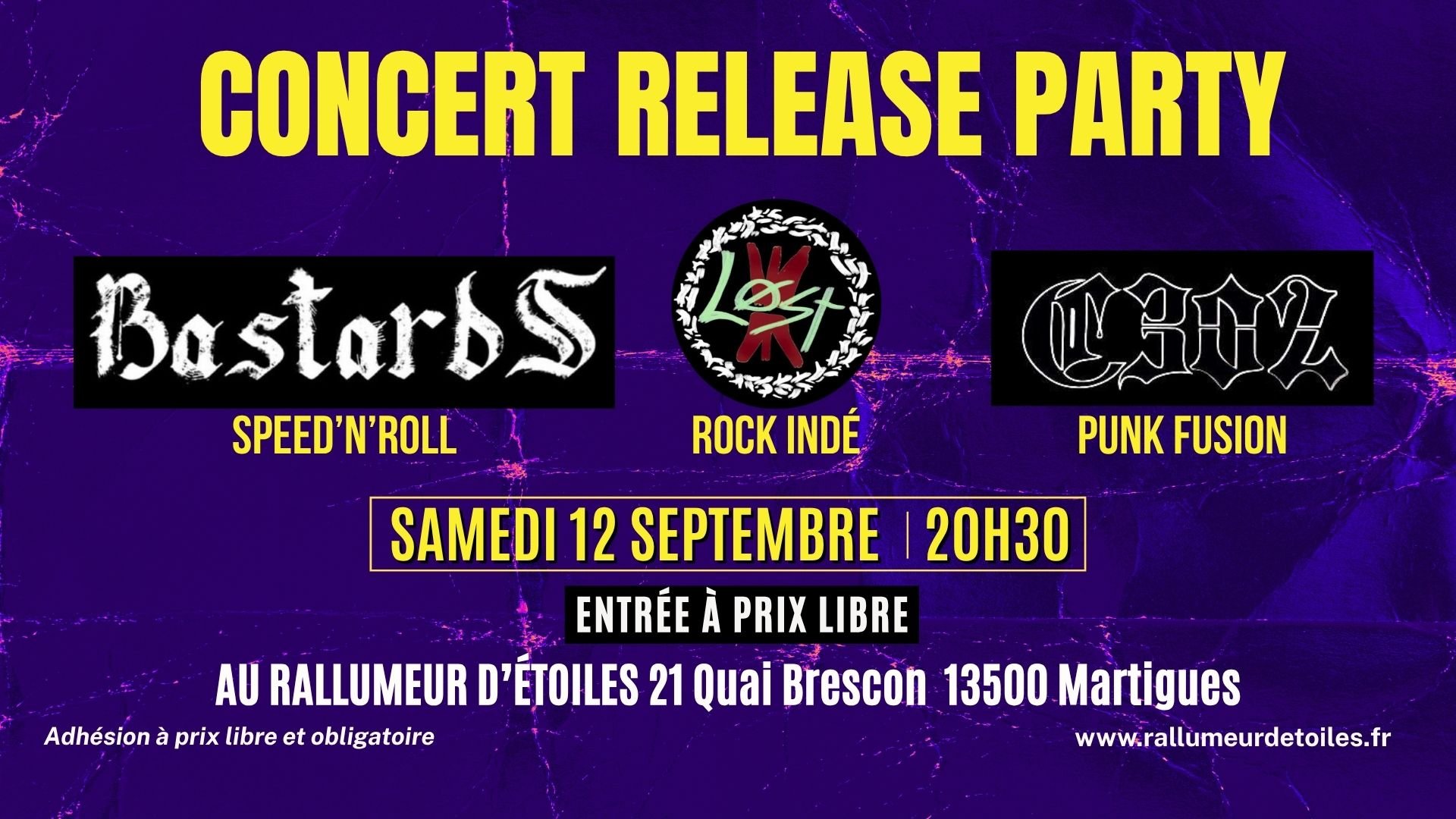 🎤 Release party C302, Lost et Bastards ! 
