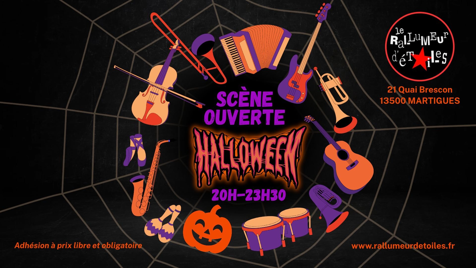 🎃 Scène ouverte spéciale HALLOWEEN 🧛