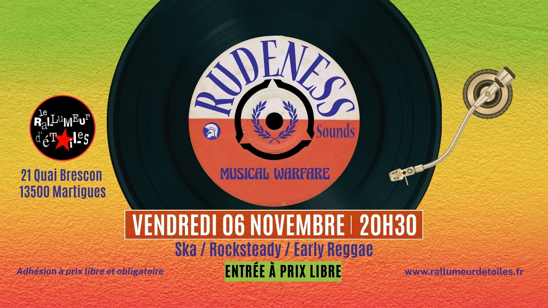 🎤 DJ Set RUDENESS (Ska / Rocksteady / Early Reggae)