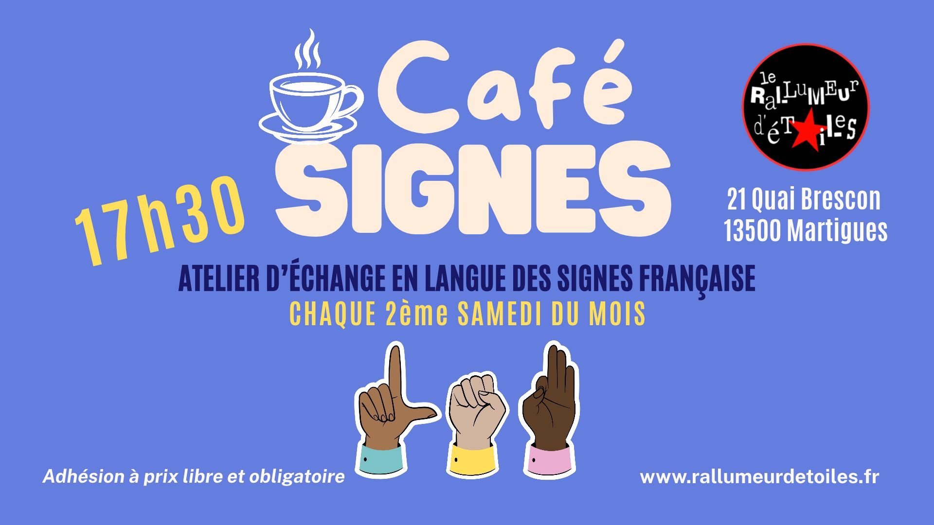 👌 Café LSF Atelier en Langue des Signes