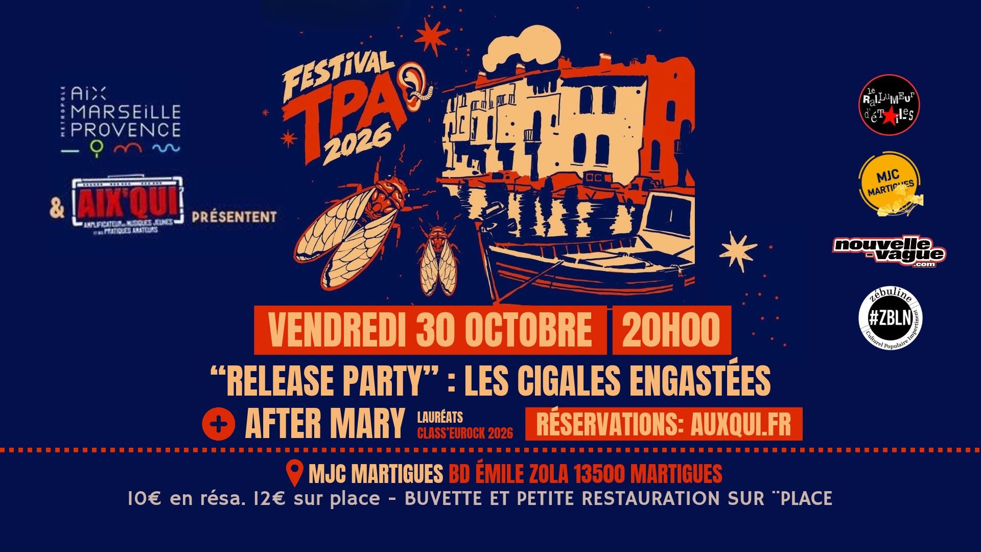 🎸 FESTIVAL TPA - LES CIGALES ENGATSÉES/ AFTER MARY