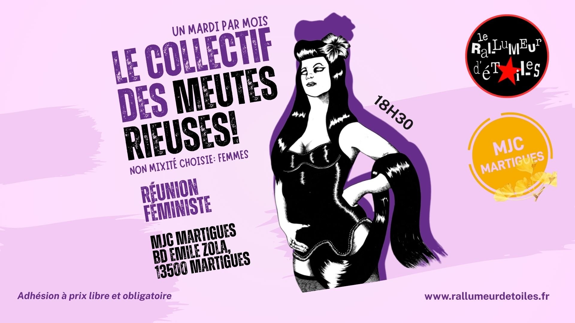 ✊♀️ Réunion féministe avec Les Meutes Rieuses